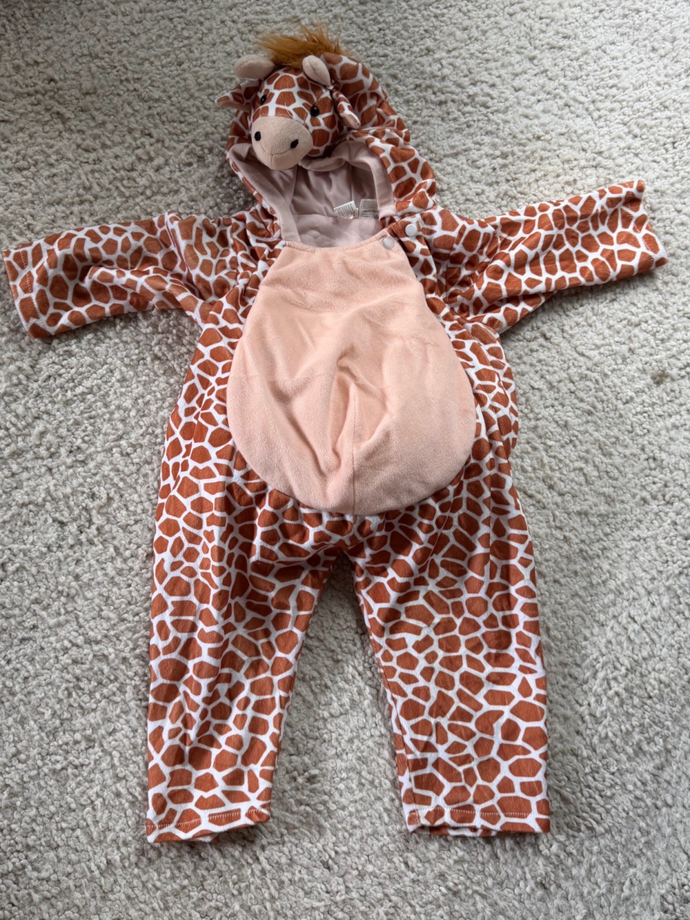 Kids Giraffe Plush Halloween Costume Ages 2–4